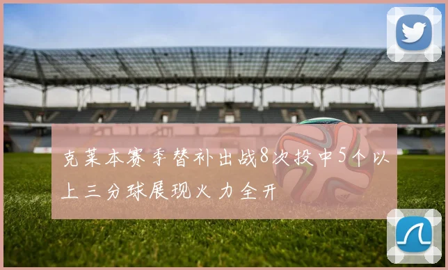 克莱本赛季替补出战8次投中5个以上三分球展现火力全开